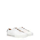 Givenchy White Leather Low Top Sneakers